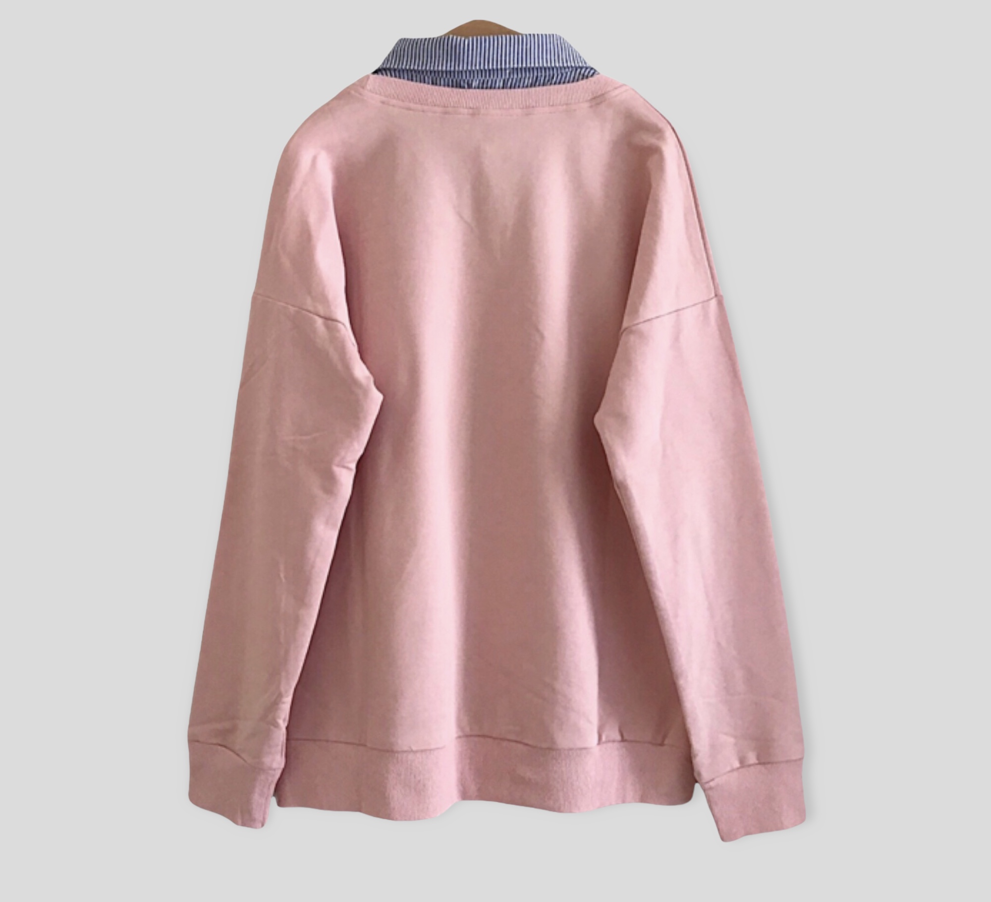 เสื้อยืดแต่งปกเชิ้ต