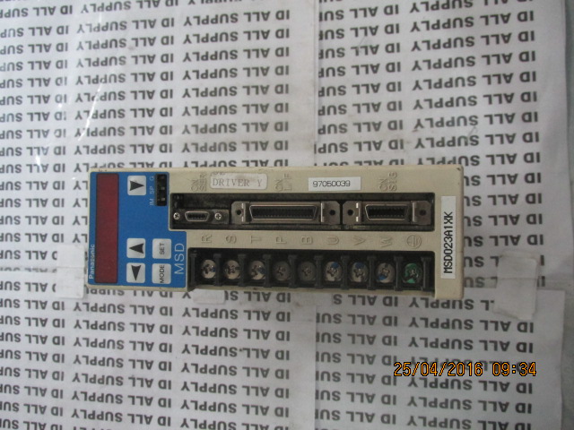 SERVO DRIVE “ PANASONIC ” รุ่น MSD023A1XK