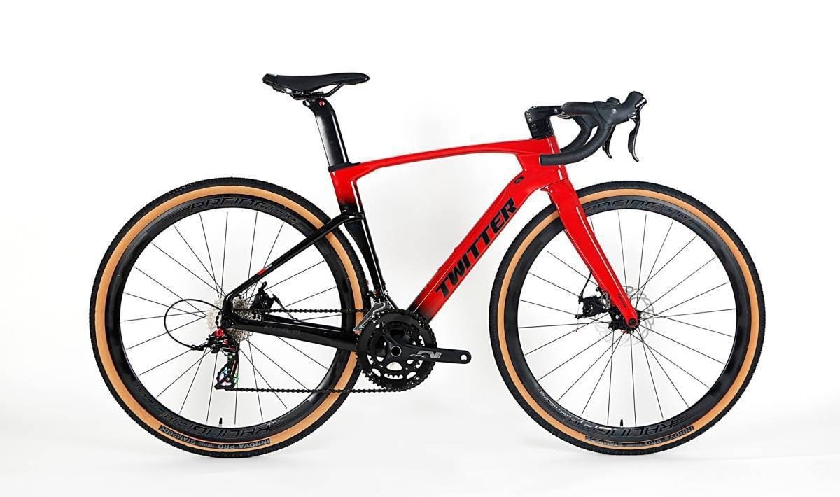 เสือหมอบ Twitter Gravel V2 24 เฟรมคาร์บอน ซ่อนสาย เกียร์ RETROSPEC 2*12 สปีด ล้อ 700C ปี 2022