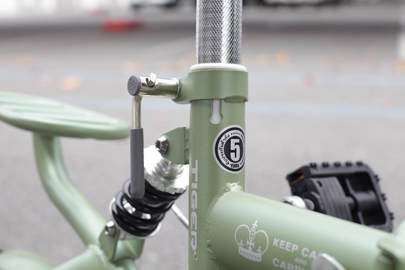 จักรยานพับ TIGER LONDON 12" Single speeds เฟรมเหล็ก, ปี 2023