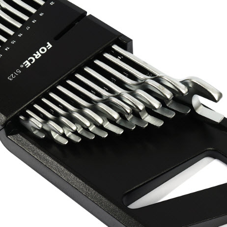 ชุดประแจแหวนข้างปากตาย [mm.] (12ชิ้น) ฟอร์ซ (FORCE) Pn.5123