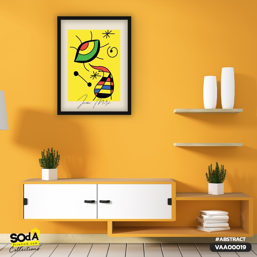 ภาพตกแต่งบ้านสำเร็จรูป Yellow VAA00019 #SOdAcollection #ภาพตกแต่งบ้านสไตล์แอ็บสแตรค #ABSTRACT