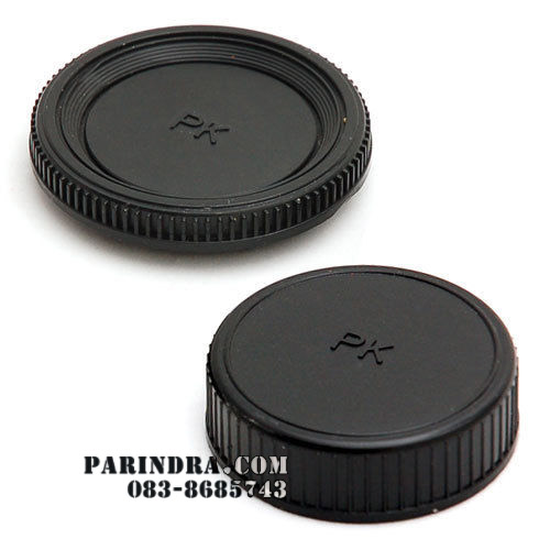 ชุดฝาปิด Body และฝาปิดท้ายเลนส์ Pentax PK
