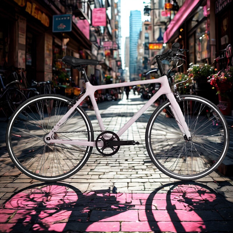 KONTAX CITYRIDE Ultra-Probe City Commuter Bike | Carbon Fiber, Belt Drive, Retro Design