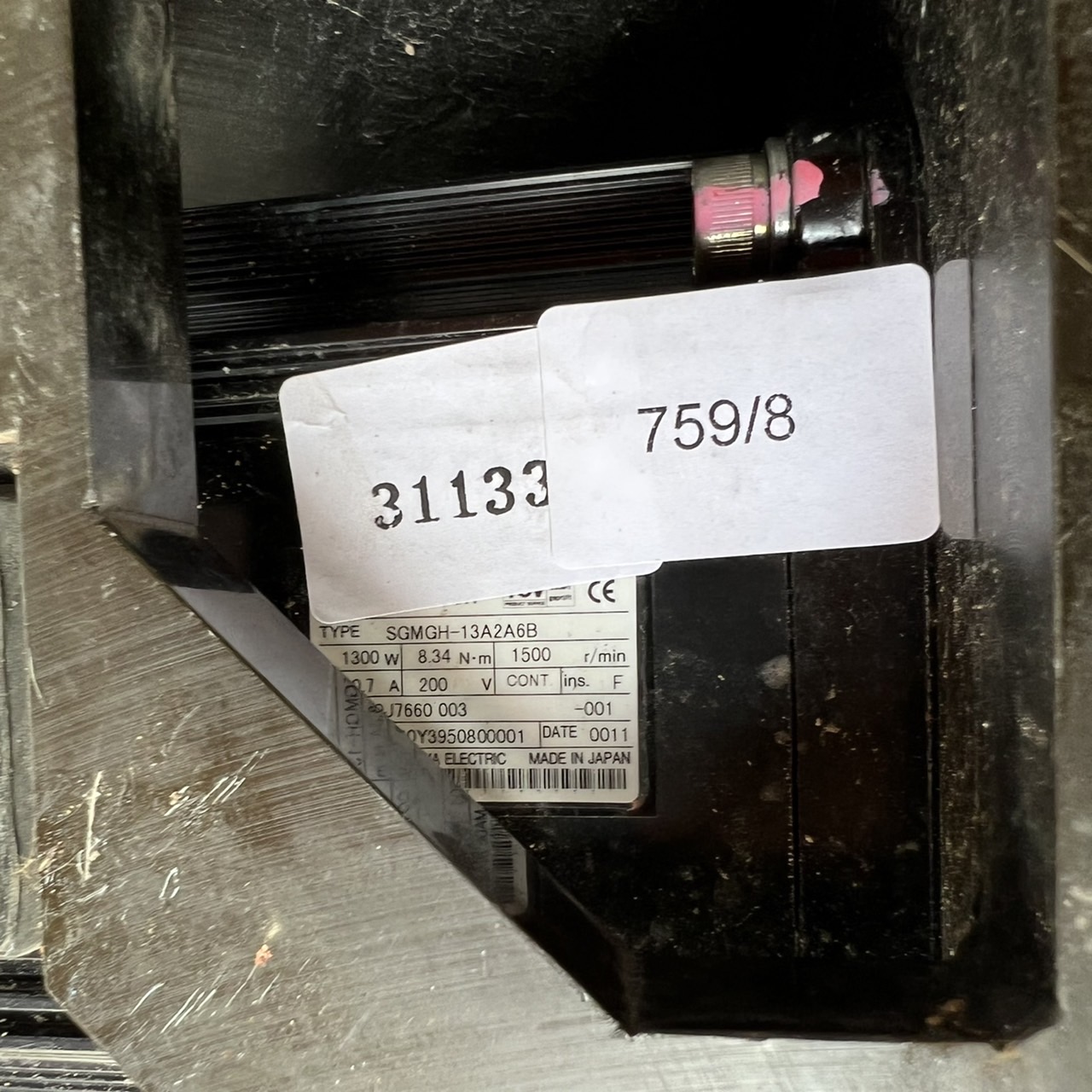 SGMGH-13A2A5B SERVO MOTOR " YASKAWA "