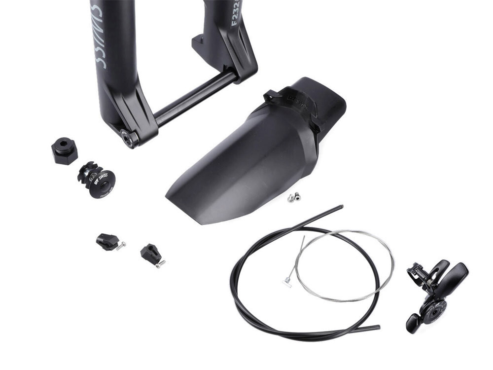 โช๊คลม DT swiss F232 ONE 29er ยุบ 100/AX 15/110 MM TAPER/BLACK (26792S) Boost มีรีโมท