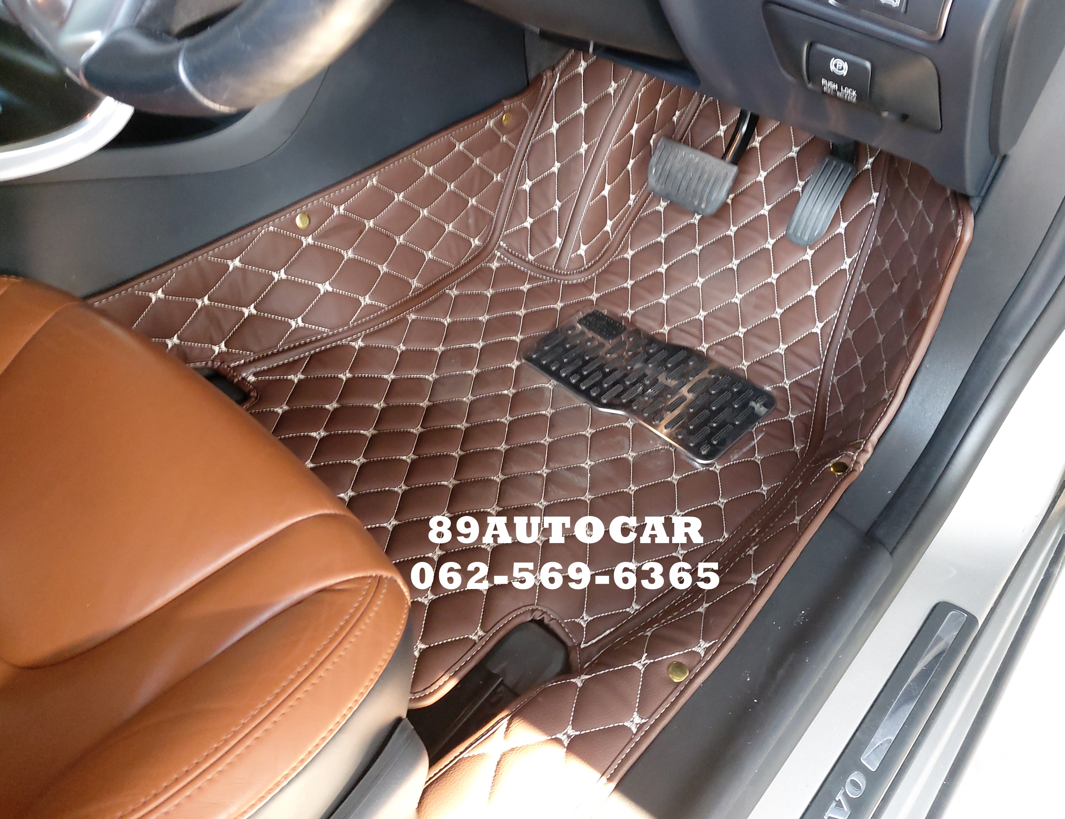 สั่งตัดพรมรถ พรม6ดี Volvo V60 2013-2016 เข้ารูป