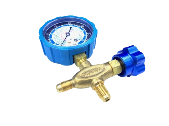 เกจ์วัดน้ำยา(เดี่ยว) HS-466 NAL ด้าน Low(สีน้ำเงิน)