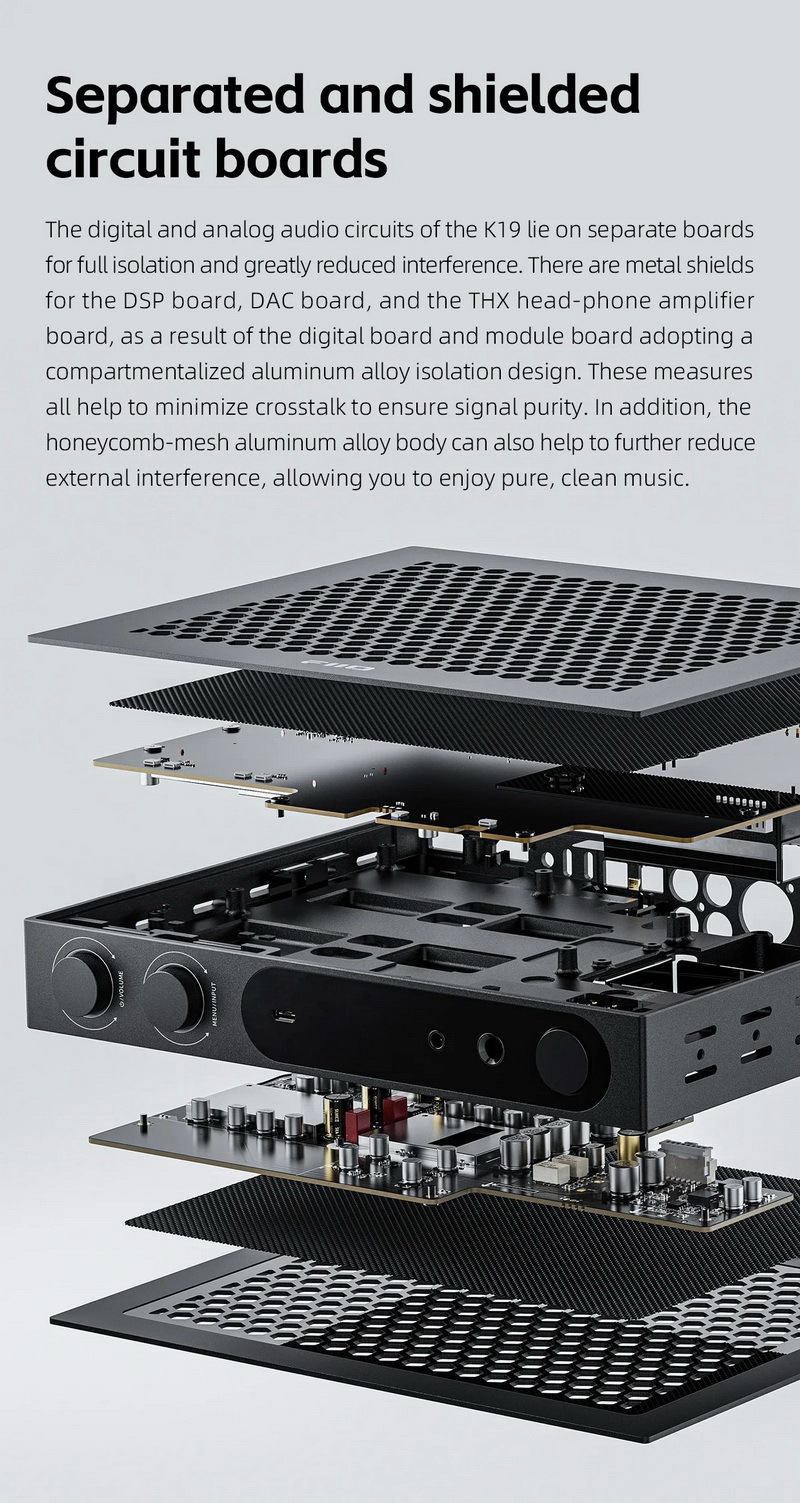 FiiO K19 DAC/AMP ตั้งโต๊ะระดับเรือธง ชิป ES9039SPRO *2 + THX AAA 788+ รองรับ MQA ประกันศูนย์ไทย