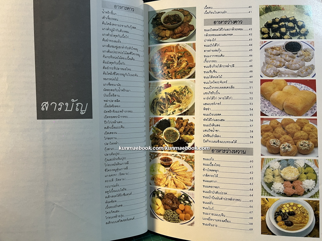 ตำรับอาหาร ชุดที่ 3 โดย อาจารย์ จรรยา สุบรรณ์