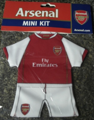 มินิคิต ชุดเสื้อติดกระจก ฟุตบอล สโมสรอาร์เซนอล - HOME KIT 2006/08 ใหม่ / ARSENAL Football Club Mini Kit - HOME KIT 2006/08 NEW