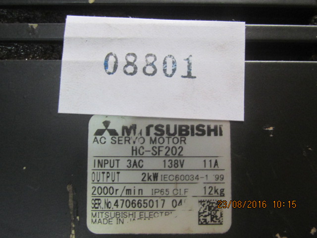SERVO MOTOR “ MITSUBISHI ” รุ่น HC-SF202