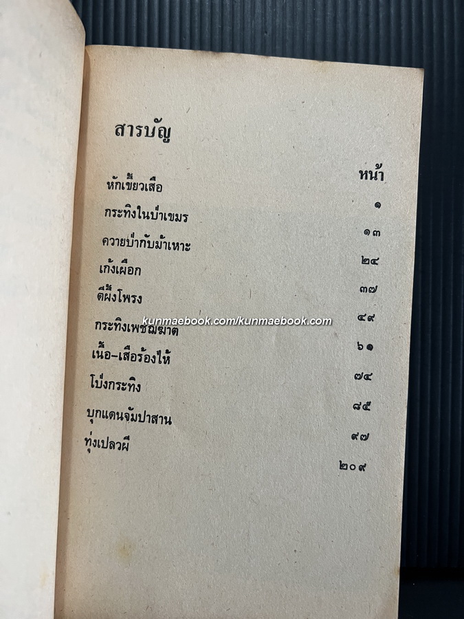 หักเขี้ยวเสือ ผลงานของ ชาลี เอี่ยมกระสินธุ์