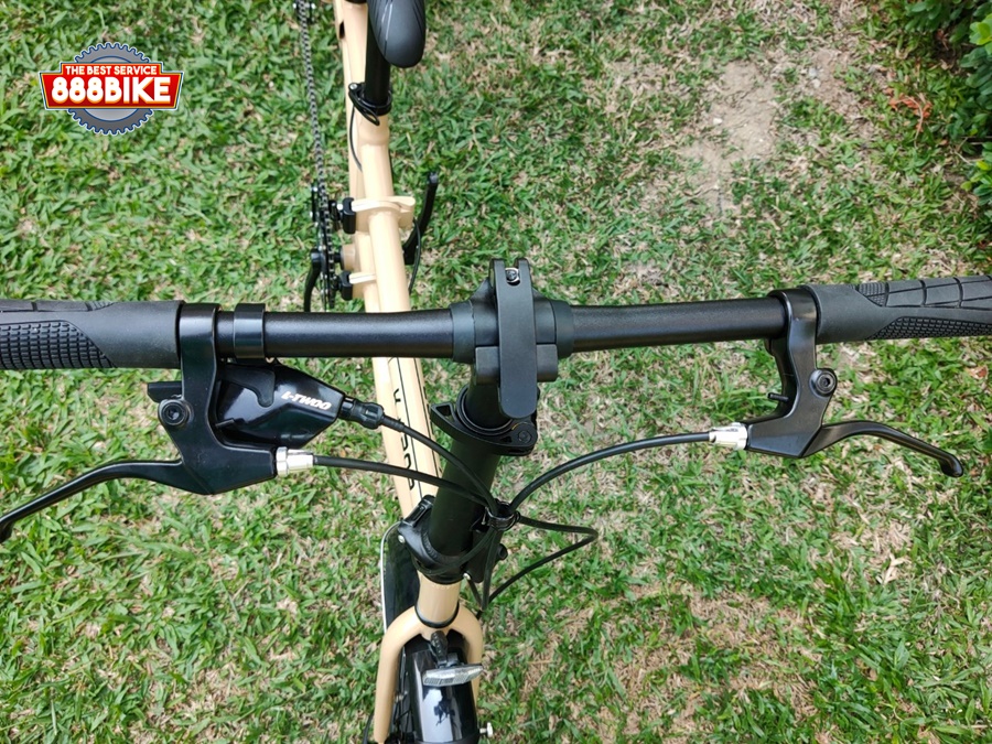 K-POP LG600 จักรยานสองตอน Tandem เกียร์ 8 สปีด พับได้ ลากได้ ล้อ 20นิ้ว เฟรมเหล็ก ปี 2024