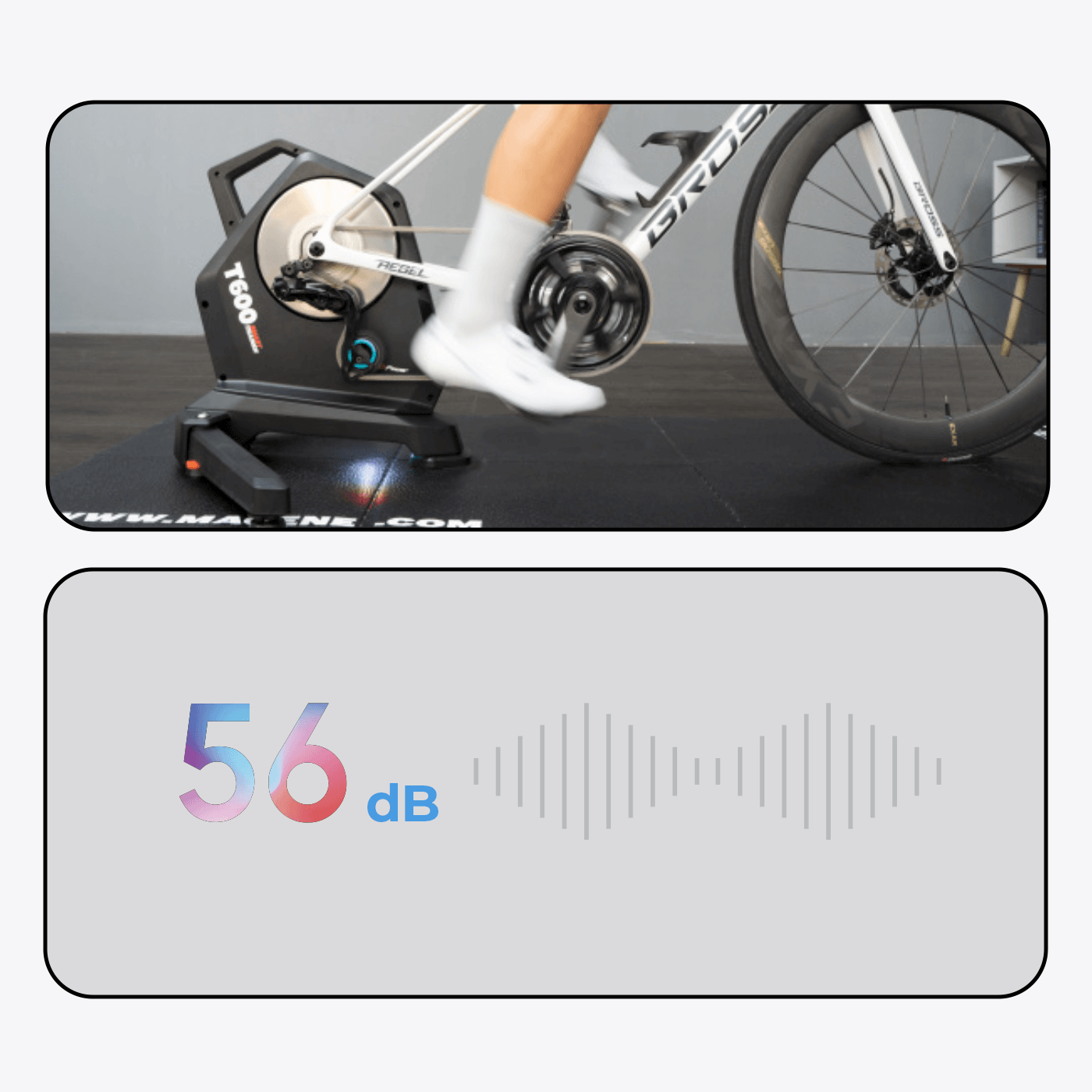 Maijin T600 Smart Trainer | Direct Drive Indoor Bike Trainer | Self-Powered | 2200W | ±1% Power Accuracy | จำลองความชัน 20% | Bluetooth ANT+ Wi-Fi Ethernet