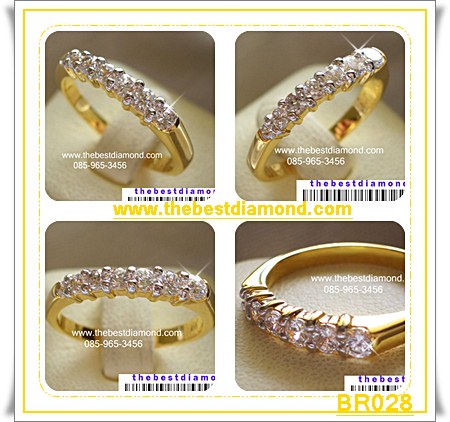 BR028+++แหวนแถวเพชรไล่ระดับ+++ งานมีดีไซน์เพชรไล่จากเม็ดเล็กไปใหญ่ ดูดี งานเรียบร้อย ใส่ได้นานไม่เบื่อ ใส่ติดนิ้วได้ทุกวันเลยนะคะ