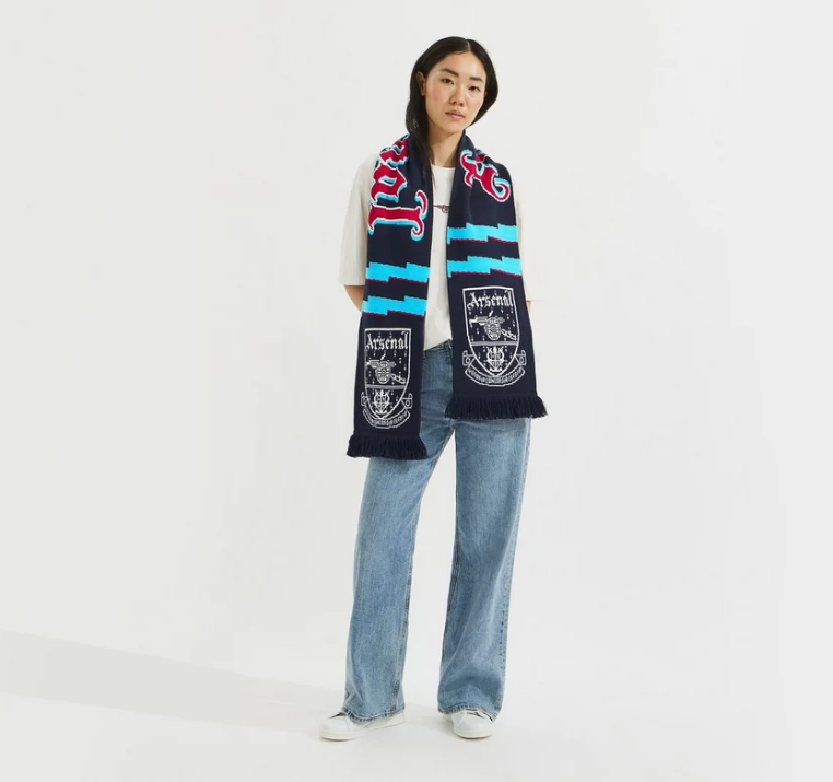 ผ้าพันคออาร์เซนอล Arsenal Lightning Bolt ของแท้