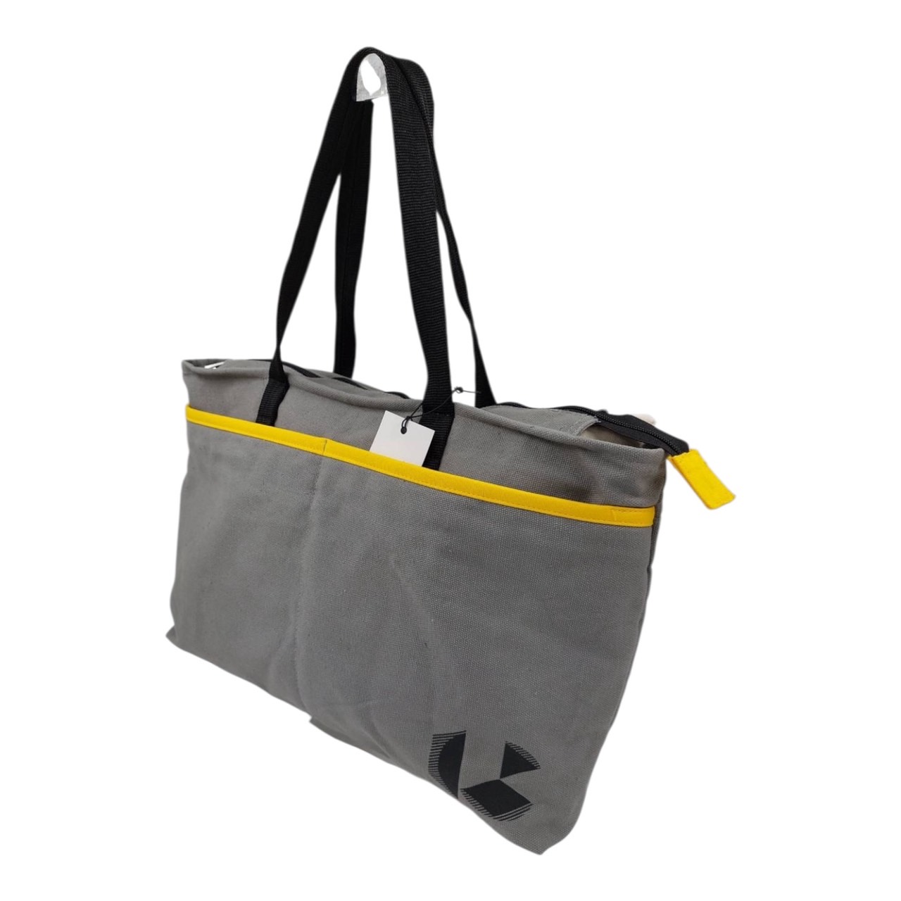 กระเป๋าผ้าแคนวาส ทรงสี่เหลี่ยมผืนผ้า ขนาด ก.33*ส.22*ก้น 10 ซม.