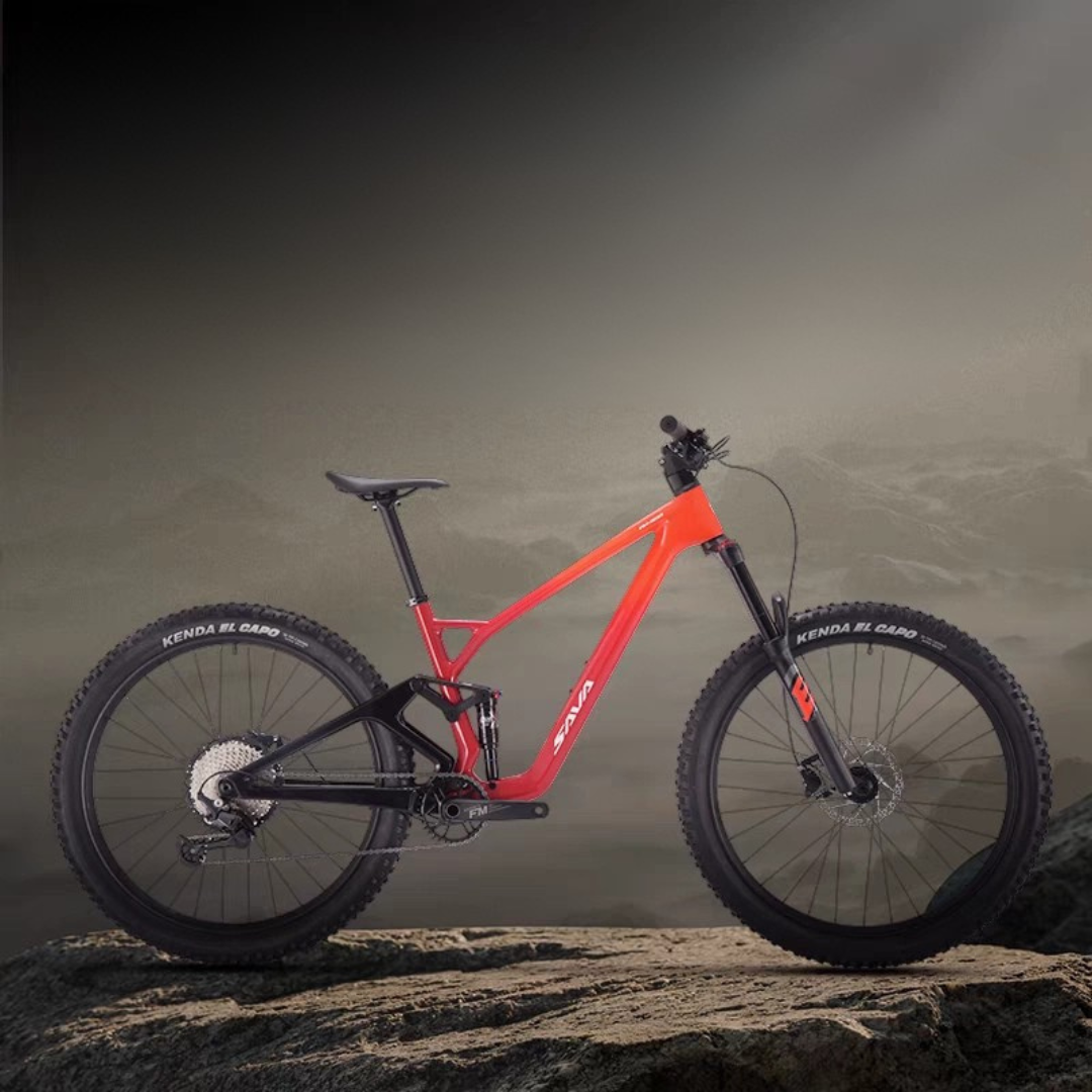 SAVA TITAN 612 Pro – Full Suspension Carbon Mountain Bike | 27.5"/29" | 12-Speed Shimano DEORE M6100 | FOX Suspension | Premium MTB