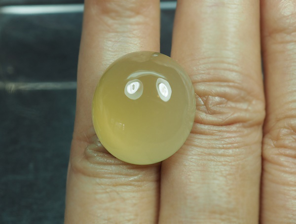 คาลซิโดนีสีเหลือง (Yellow Chalcedony) 24.25 กะรัต