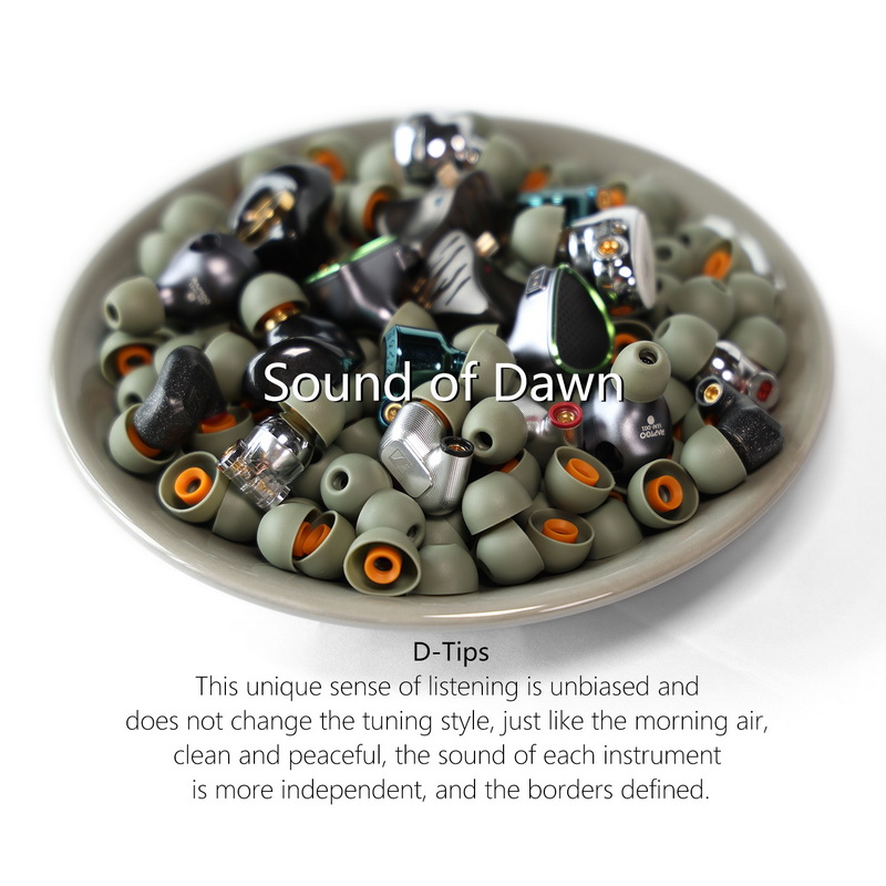 DD ST35 จุกหูฟังซิลิโคนเกรดการแพทย์พร้อมกล่องเก็บหูฟัง