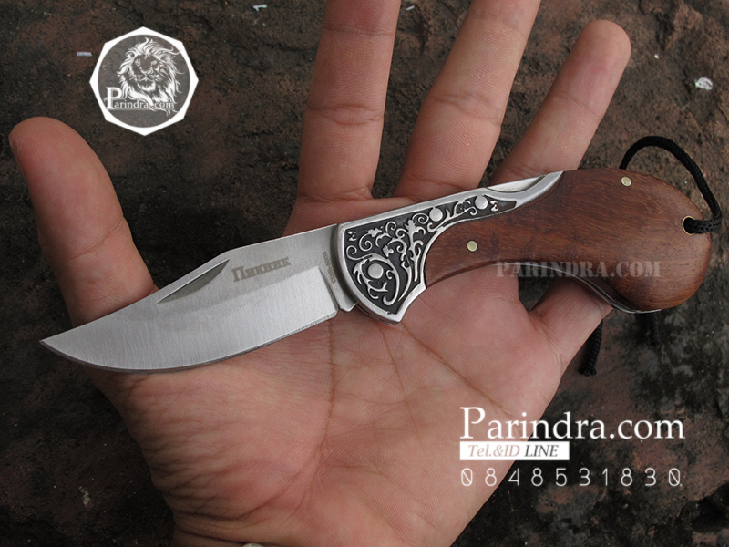 มีดพับ Boda ตั้งแคมป์ ตกปลา ขนาด รูปทรงแปลก สวยงามครับ #001