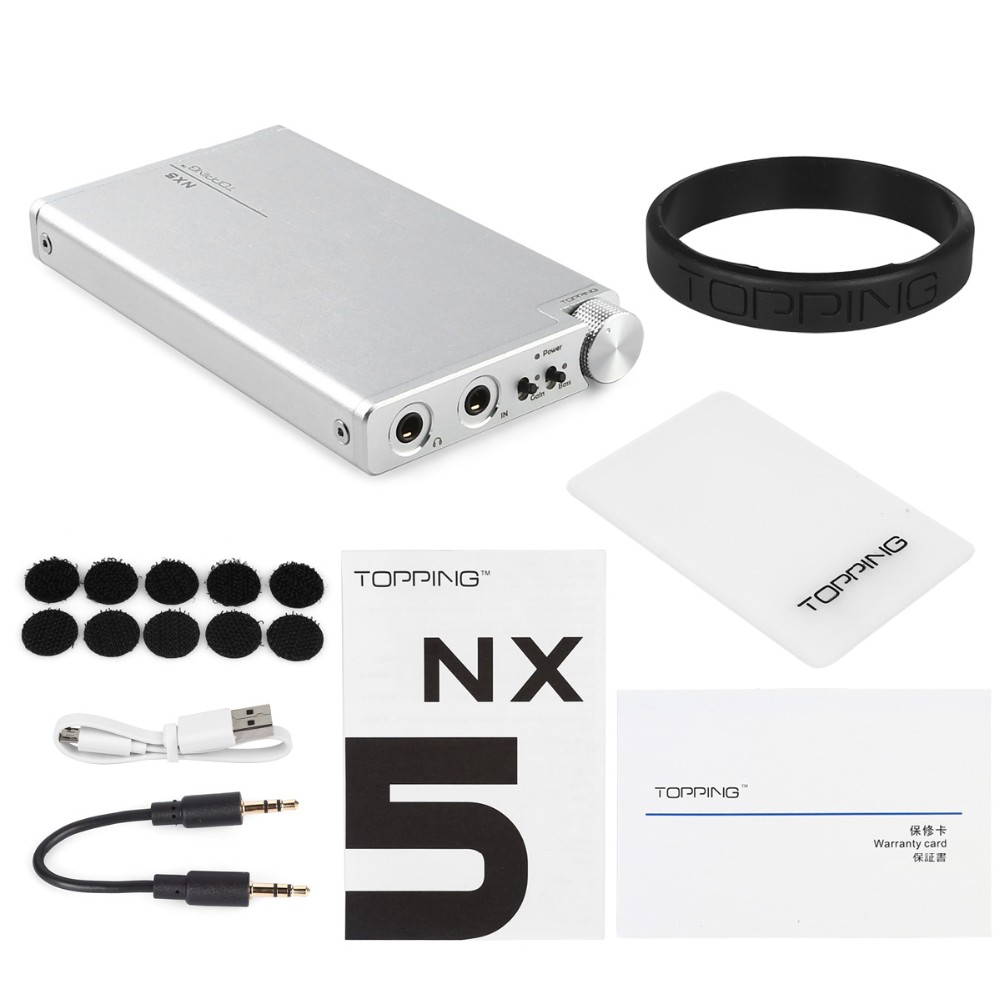 ขาย TOPPING NX5 แอมป์พกพากำลังขับสูง ที่มีอัตราสัญญาณรบกวนของหูฟังต่ำมากกว่า 0.00040