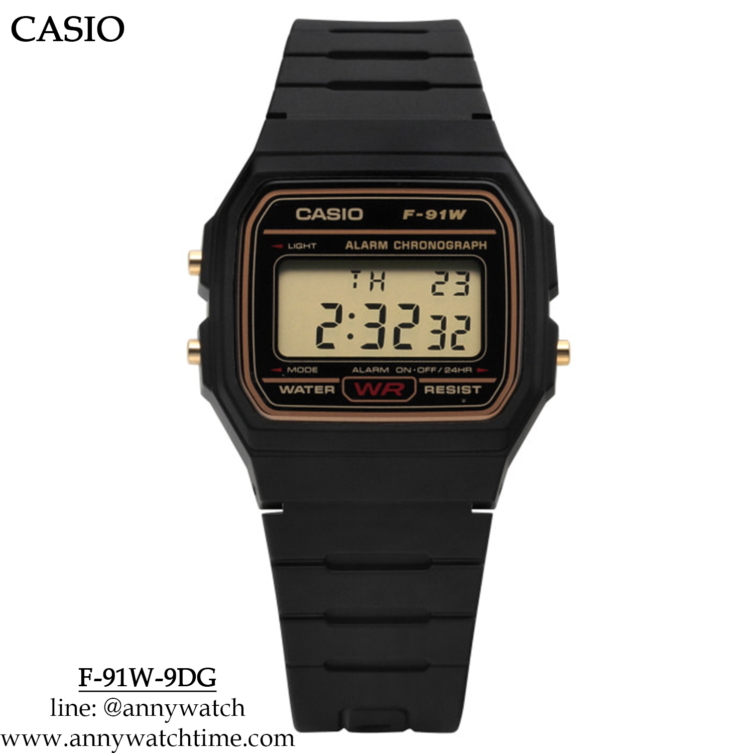 CASIO F-91W-9DG