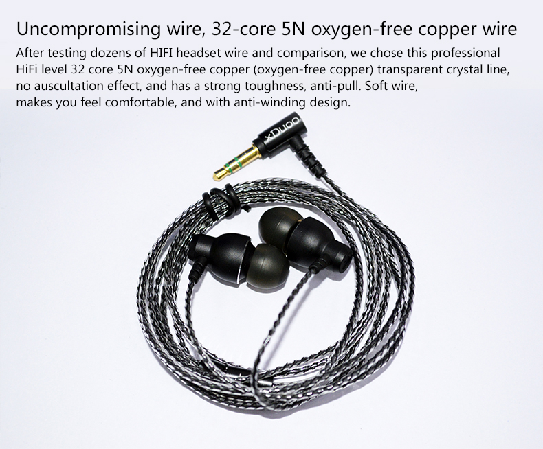 ขาย xDuoo EP1 หูฟัง IEM ตัวแรกของค่าย xDuoo บอดี้โลหะน้ำหนักเบา สายถัก OFC ระดับ 5N