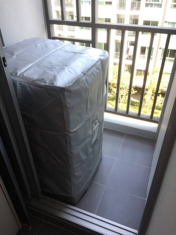 ให้เช่าคอนโด เดอะ คิทท์ พลัส พหลโยธิน-คูคต ตึกB 28 ตรม.เฟอร์ครบ มีเครื่องซักผ้า ใกล้รถไฟฟ้าคูคต