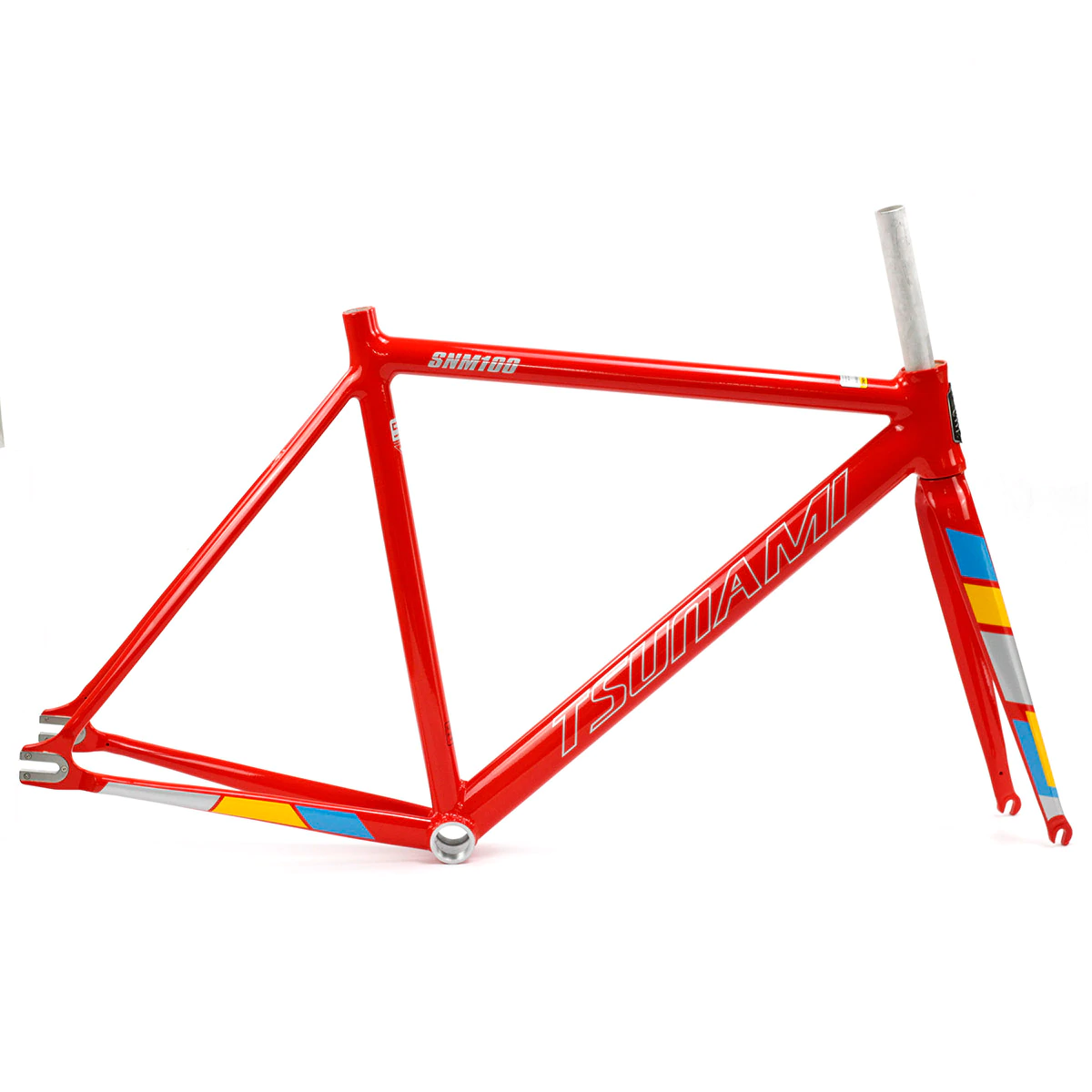 เฟรมเซ็ต เฟรม TSUNAMI Aluminum Fixed Gear Frame Fork Road Track 700c