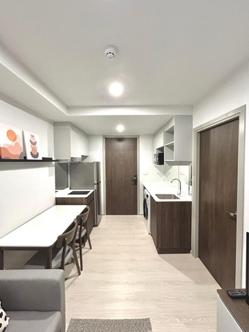 ให้เช่าคอนโด นิว ครอส คูคต สเตชัน ตึก C 27 ตร.ม.ห้องมุม ห้องใหม่ เฟอร์ครบ ติดรถไฟฟ้าคูคต