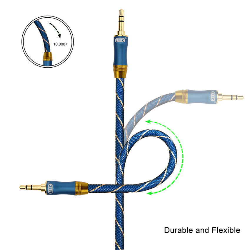 ขาย ERTK AUX L Plug 3.5mm to 3.5 mm สาย AUX เกรดพรีเมี่ยมหัวงอตั้งฉาก 1 ข้าง