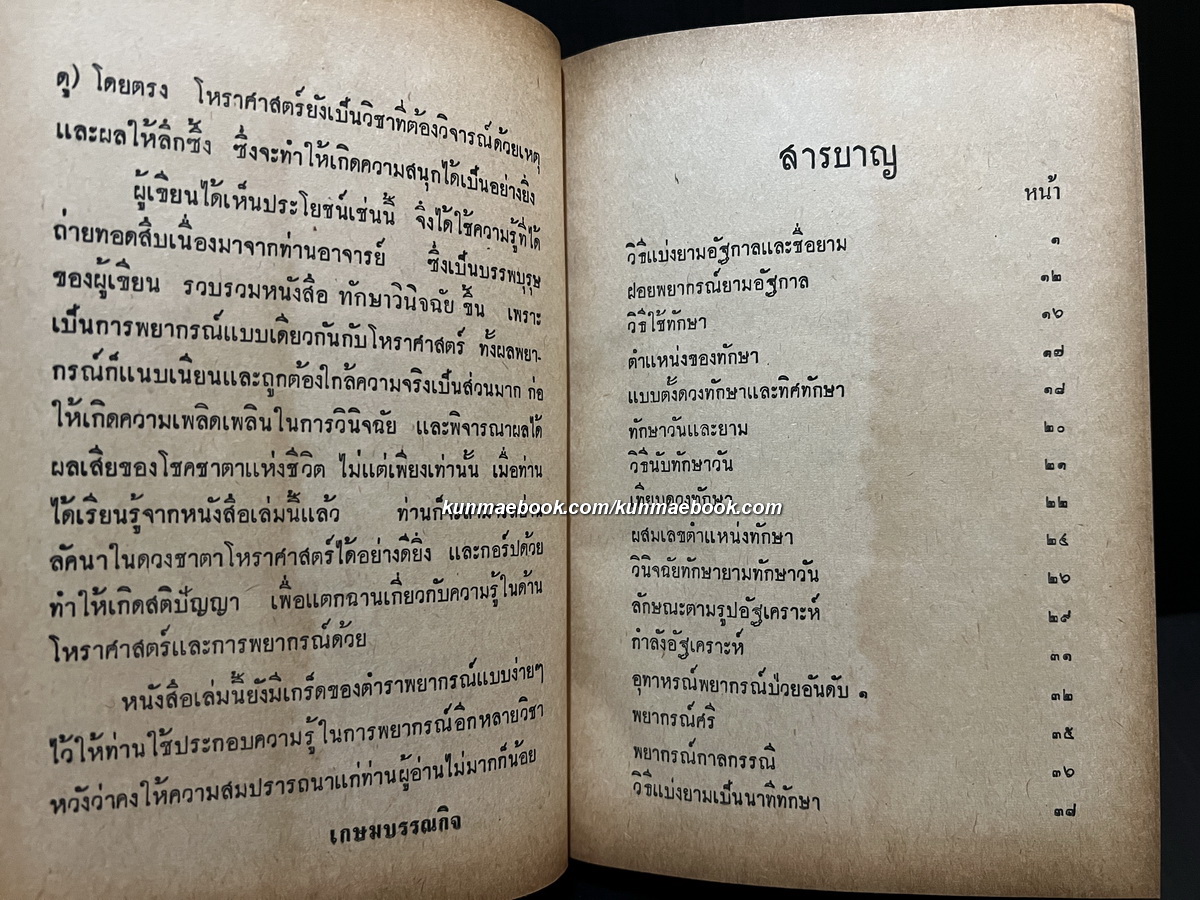 ทักษาวินิจฉัย ผลงานของ ผล อนันตปิน