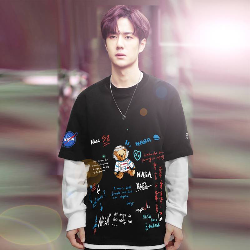 เสื้อแขนยาว (Sweater) NASA แบบ หวังอี้ป๋อ