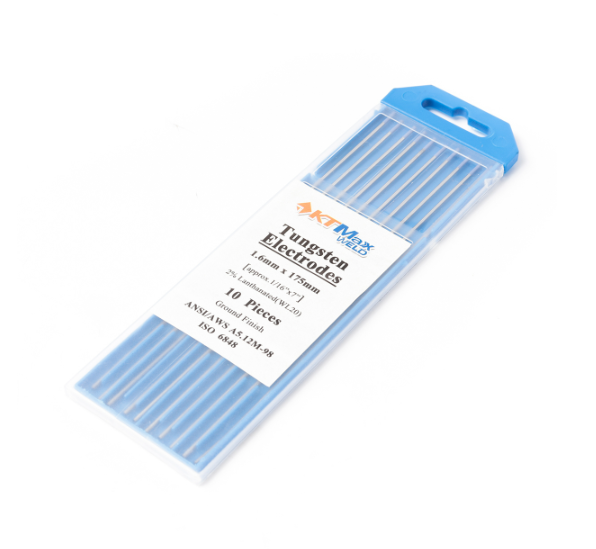 ลวดทังสเตนสีฟ้า 1.6MM เครื่องเชื่อม เคที แม็กซ์ เวลด์ รุ่น WL20 (10PCS/1PAC) Pn.KT-M022-WL16 ##