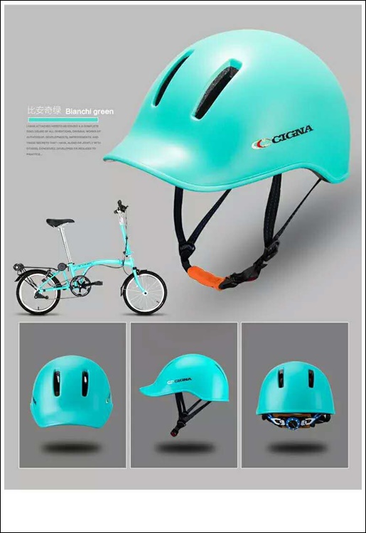 หมวกจักรยาน CIGNA HELMET URBAN ,TT-13 (เฉพาะหมวก) มีสินค้าสีน้ำเงินส้มเท่านั้น