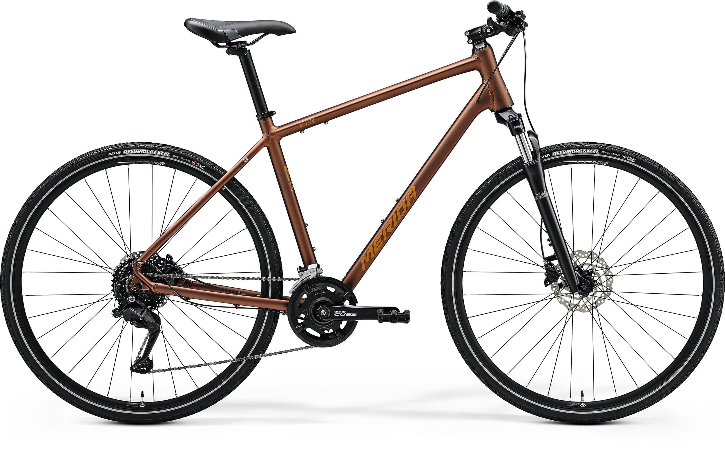 จักรยานไฮบริด MERIDA CROSSWAY 100, 18 สปีด ไฮบริด เฟรมอลู ปี 2025