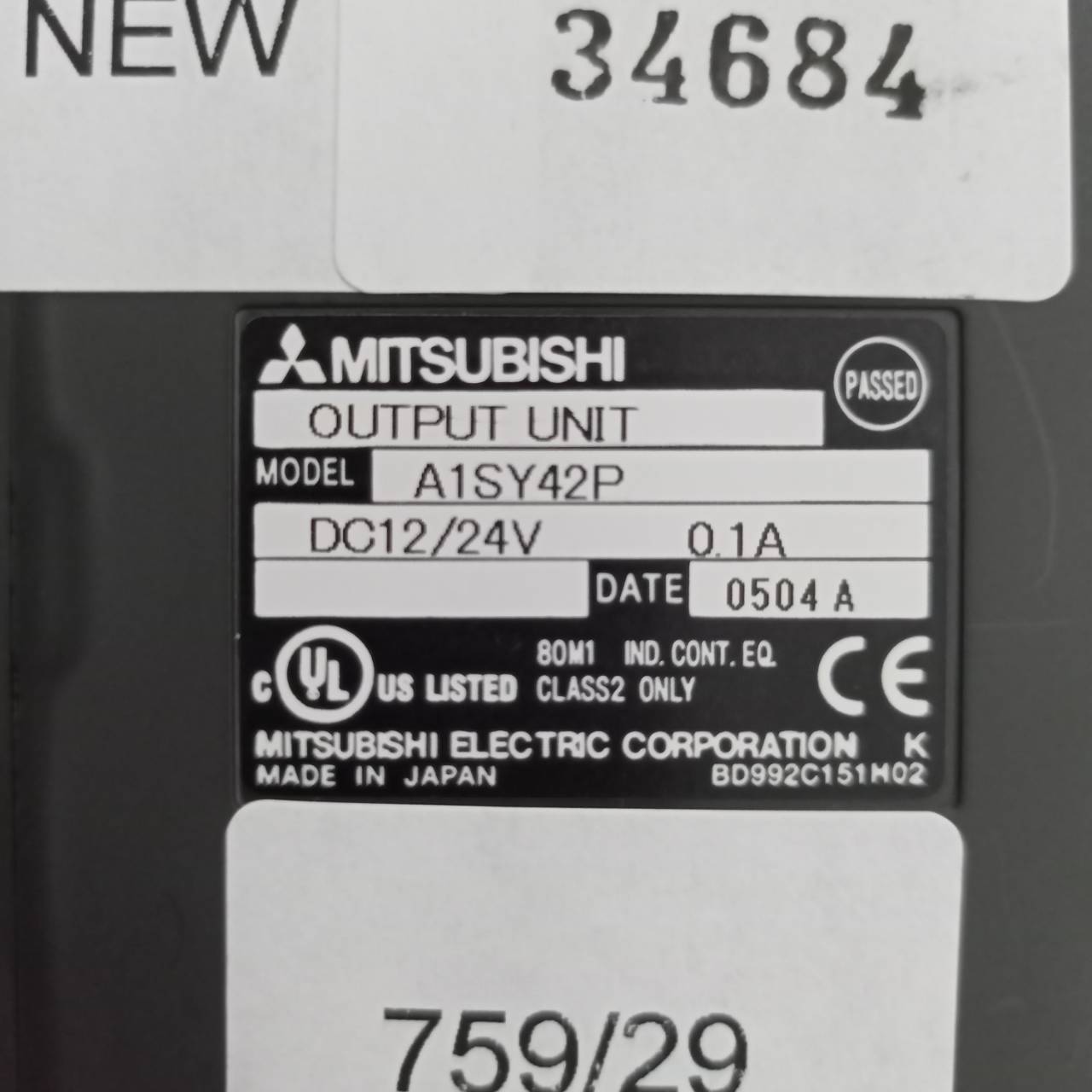A1SY42P PLC " MITSUBISHI "