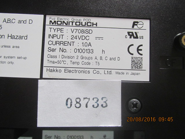 V708ISD HMI “ HAKKO ”