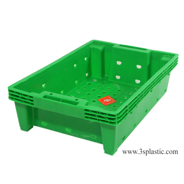 ลังสลับซ้อน พลาสติกอย่างดี สัมผัสอาหารได้ เบอร์ 412 แพ็ค 20ใบ