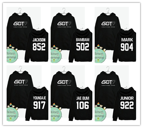 เสื้อฮู้ด GOT7 - Girl Girl Girl (ระบุเมมเบอร์)