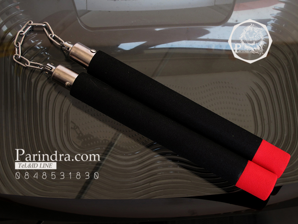 กระบองสองท่อนสำหรับการฝึก หุ้มโฟมอ่อนนุ่ม อุปกรณ์ป้องกันตัว