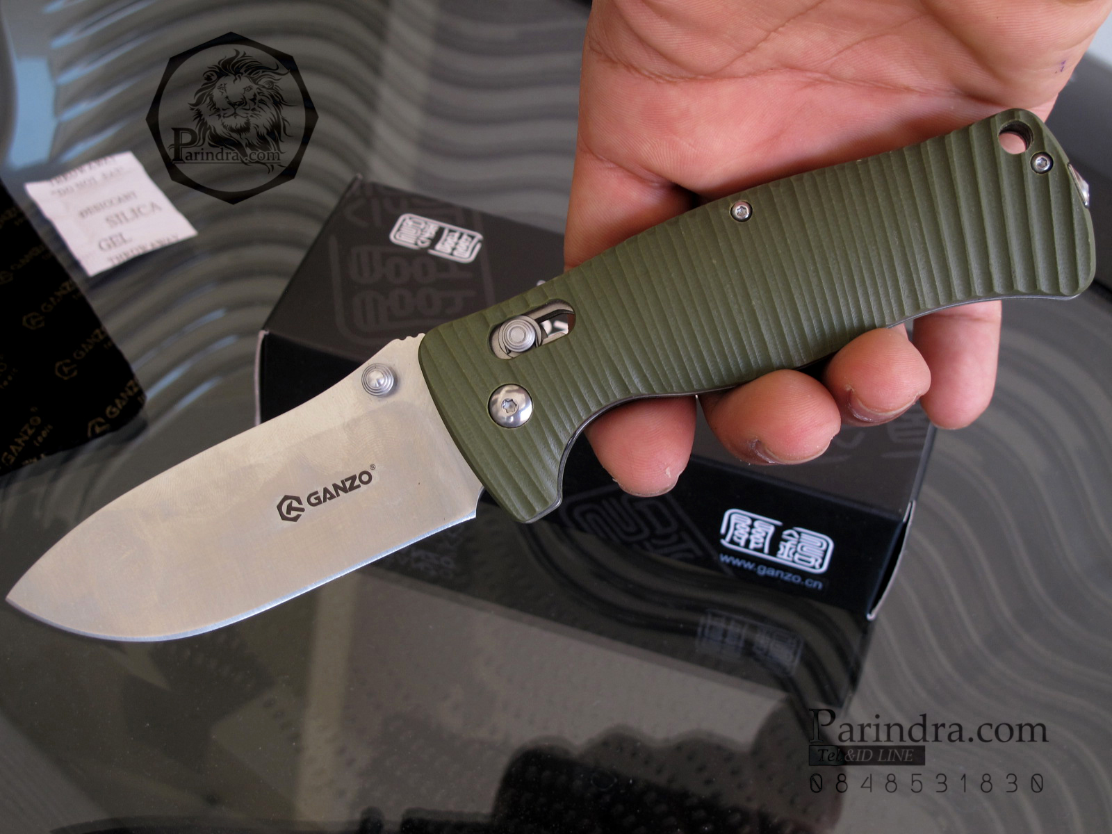 มีดพับ Ganzo Firebird รุ่น G720G สีเขียวแก่ หนาถึก แข็งแกร่ง ของแท้ 100%