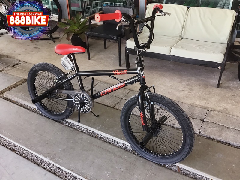จักรยานบีเอ็มเอ็กซ์ BMX CANDY SPIRIT คอโรเตอร์ หมุนได้ 360องศา เฟรมเหล็ก, TT-038
