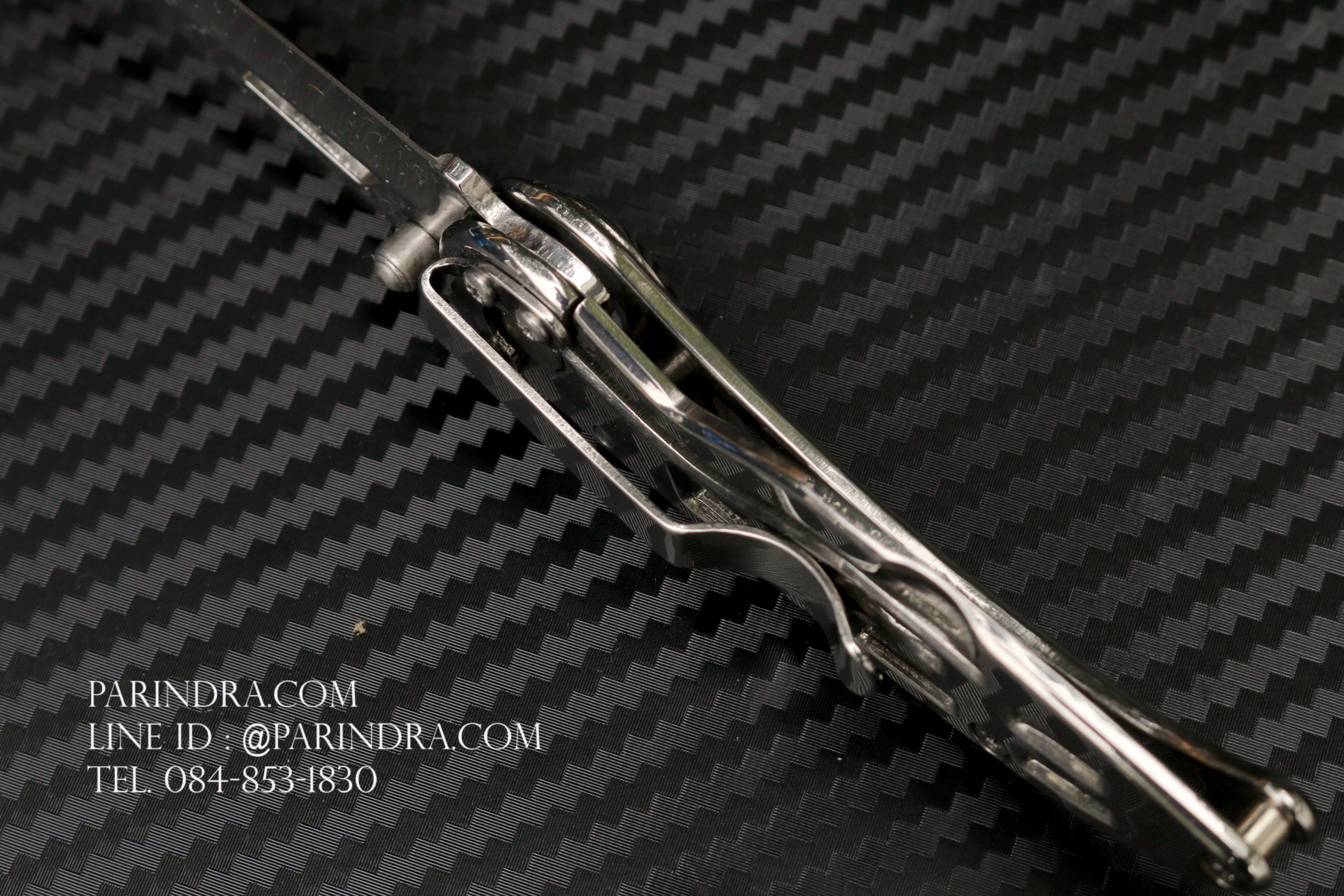 มีดพับเล็ก สีเงินเงา ขนาดเล็ก เน้นพกพา สวยงาม ราคาประหยัด