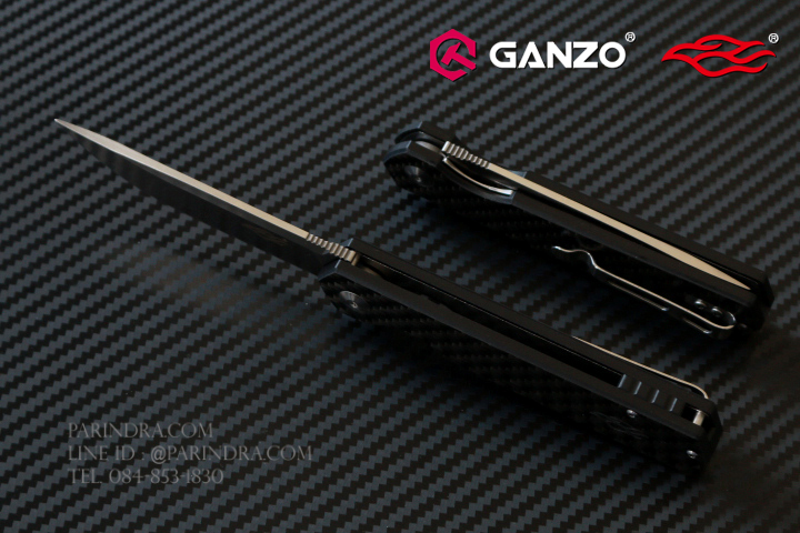 มีดพับ Ganzo กานโซ่ รุ่น FH11-CF D2 Steel ด้าม CARBON FIBER ของแท้ 100%