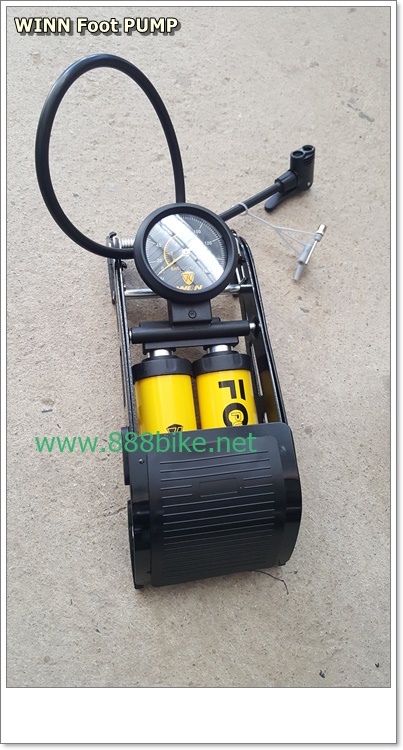 สูบเท้าเหยียบ Winn Foot Pump ปั๊มลมคู่