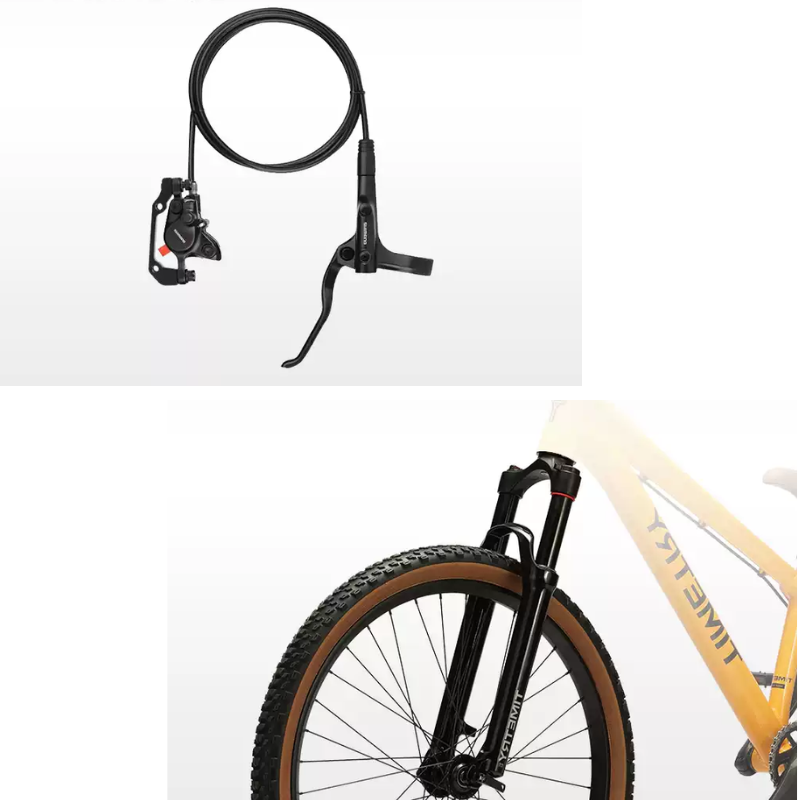 จักรยาน dirt jump TIMETRY 26” ระบบซิงเกิลสปีด – อลูมิเนียม โช้คออยล์ 120 มม. | สีดำ เหลือง ขาว | สั่งล่วงหน้า 15–35 วัน