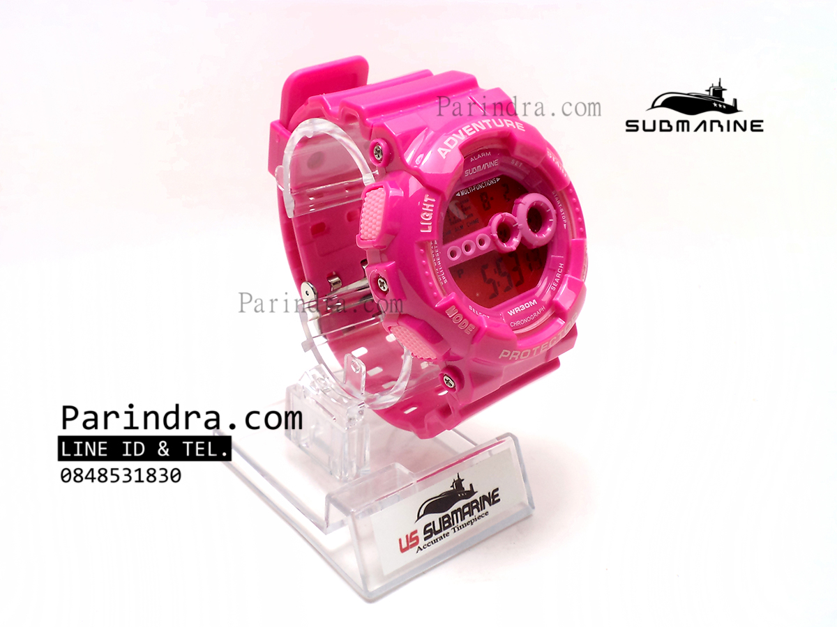 นาฬิกา US submarine รุ่น TP1282M สีชมพูล้วน